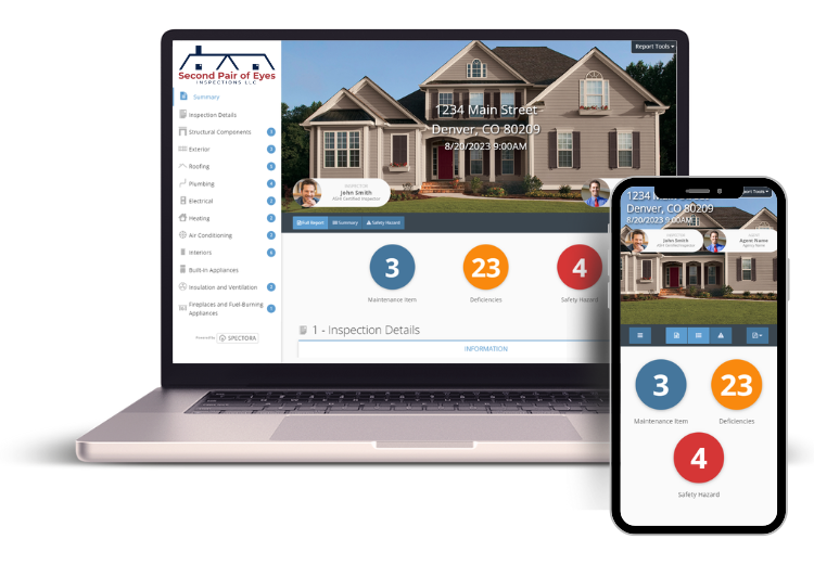 Our Spectora reports can be viewed on any device!